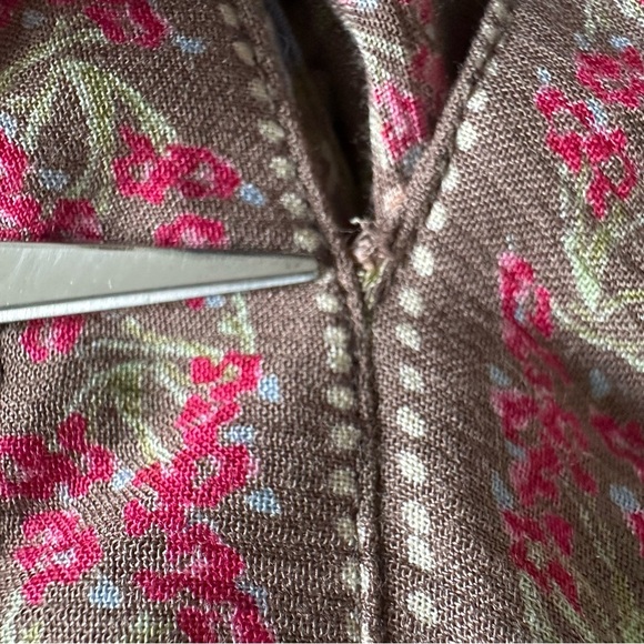 Angie Womens Ditsy Floral Romper Sz L Boho Fairy Grunge Festival Whimsical Gypsy - Picture 15 of 15